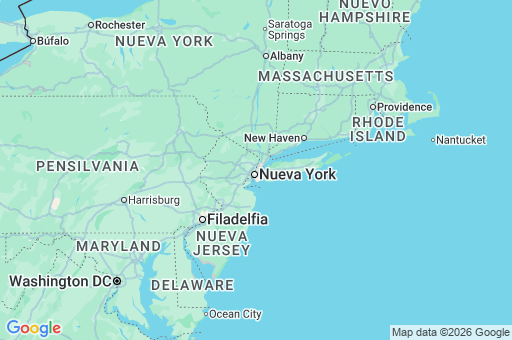 Map of Condado de Nueva York