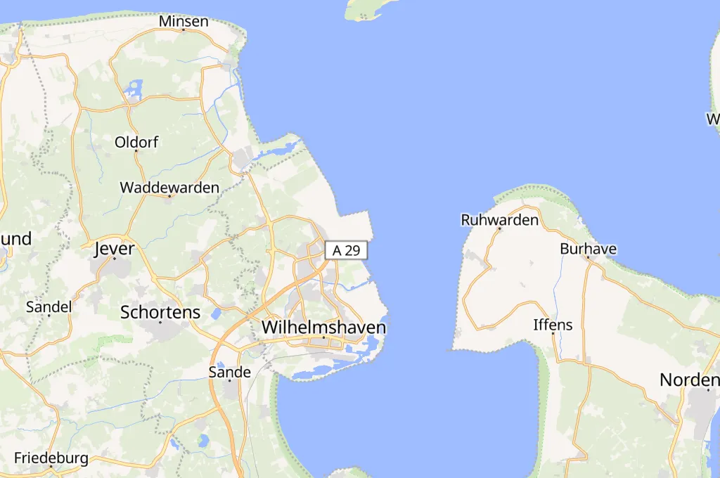 JadeWeserPort Area Map JadeWeserPort Area Map