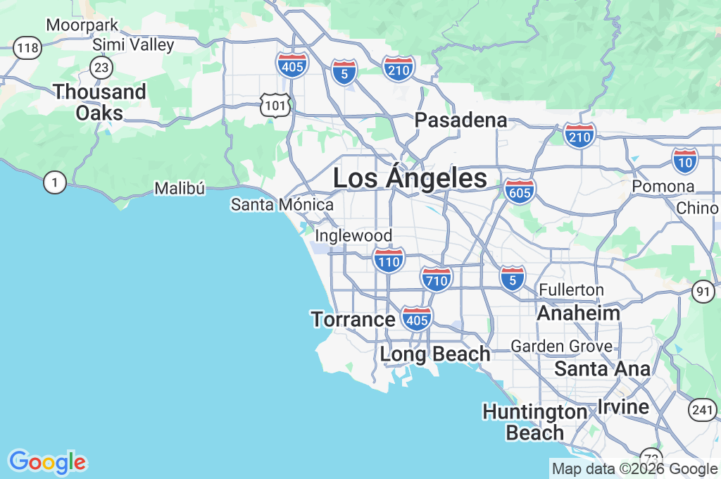 Inglewood Area Map