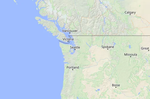 Map of Washington