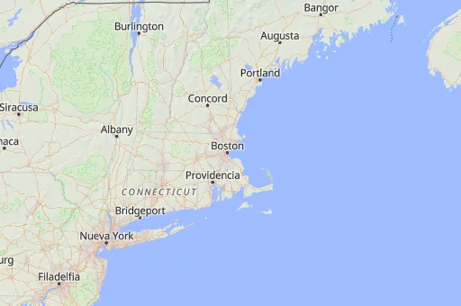 Map of Condado de Suffolk