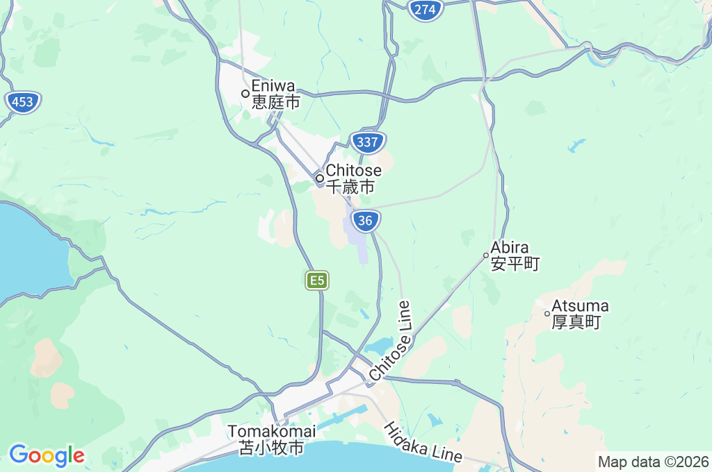 Nuevo Aeropuerto de Chitose Area Map Nuevo Aeropuerto de Chitose Area Map
