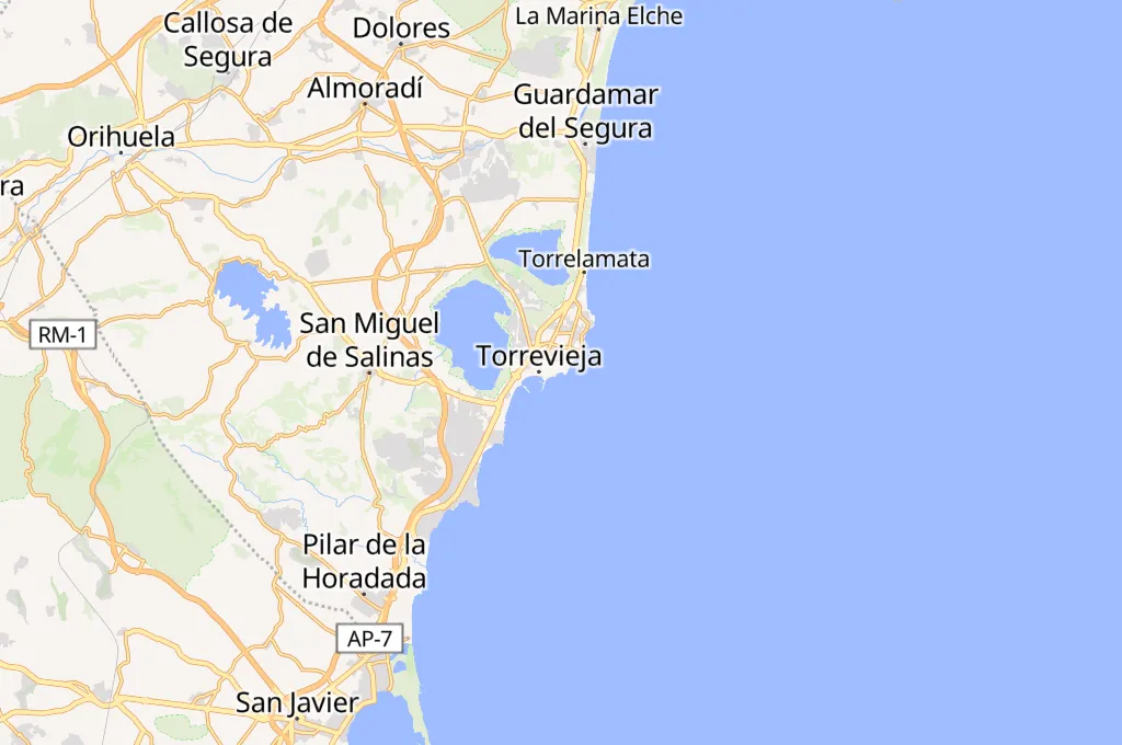 Playa del Cura Area Map Playa del Cura Area Map