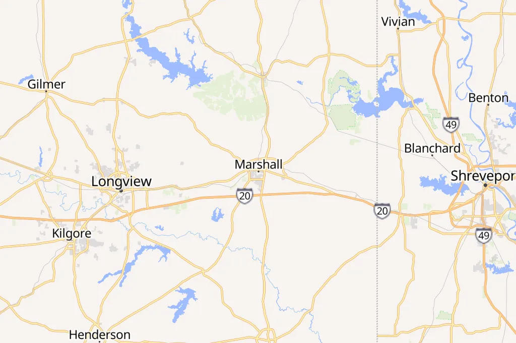 Marshall Area Map Marshall Area Map