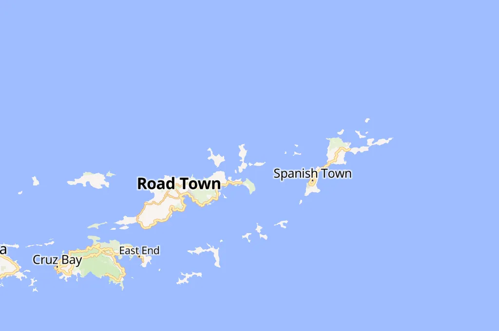 Scrub Island Area Map Scrub Island Area Map