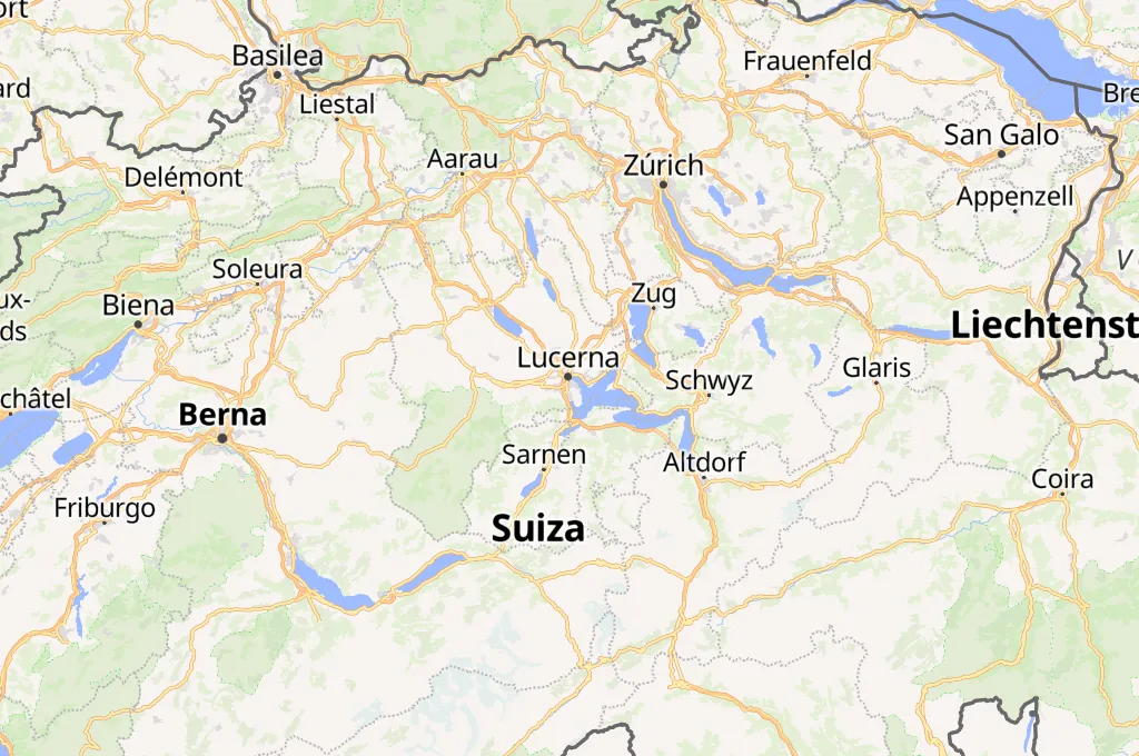 Lucerna Area Map Lucerna Area Map