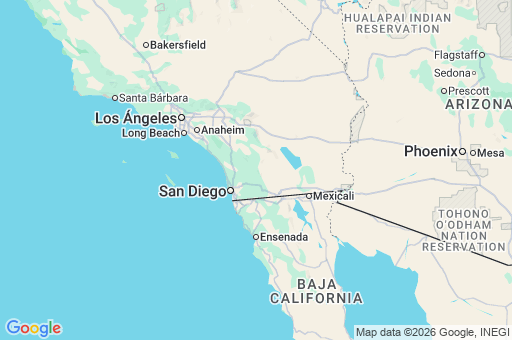 Map of Condado de San Diego