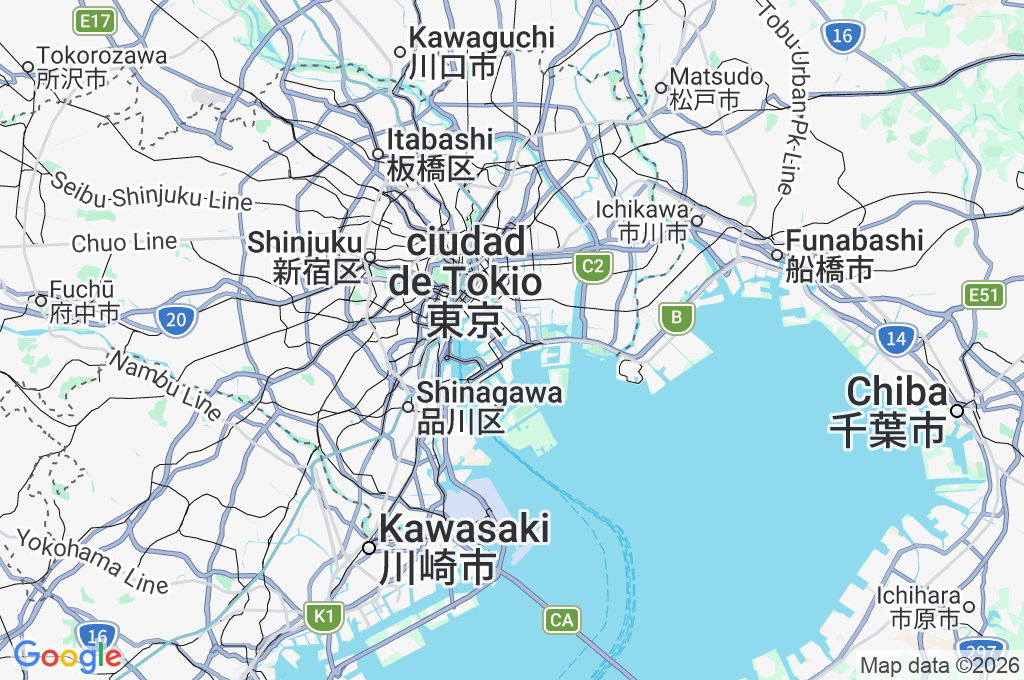 Shinonome Area Map