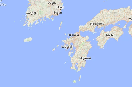 Map of Nagasaki