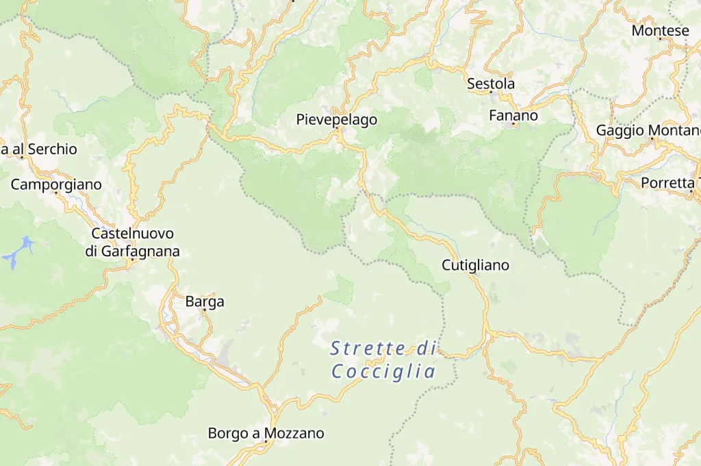 Val di Luce Area Map Val di Luce Area Map