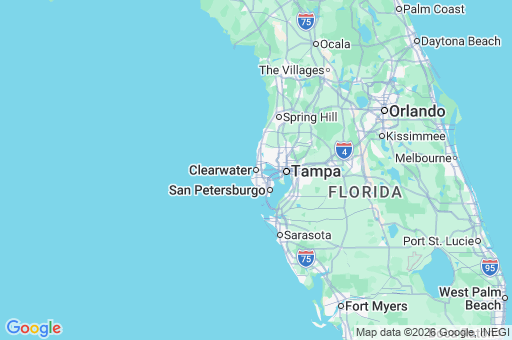 Map of Clearwater
