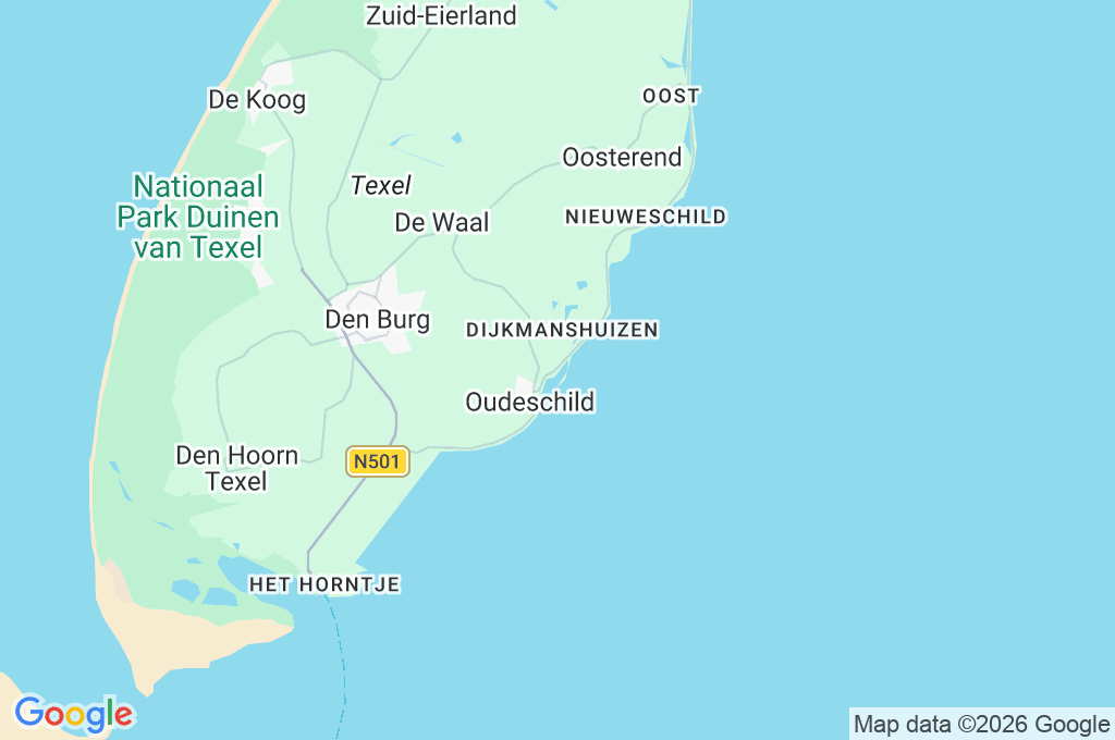Oudeschild Area Map