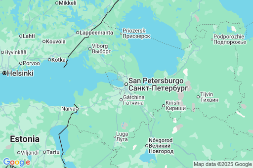 Map of San Petersburgo