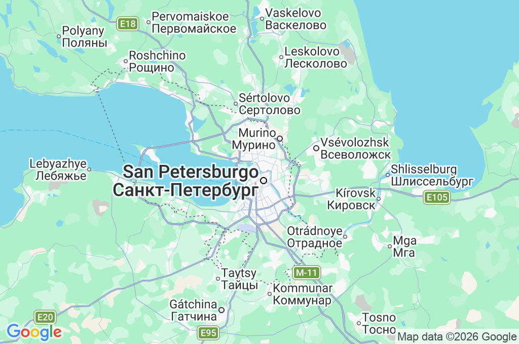 Crucero Aurora Area Map