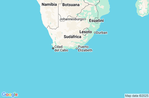 Map of Provincia del Cabo Occidental
