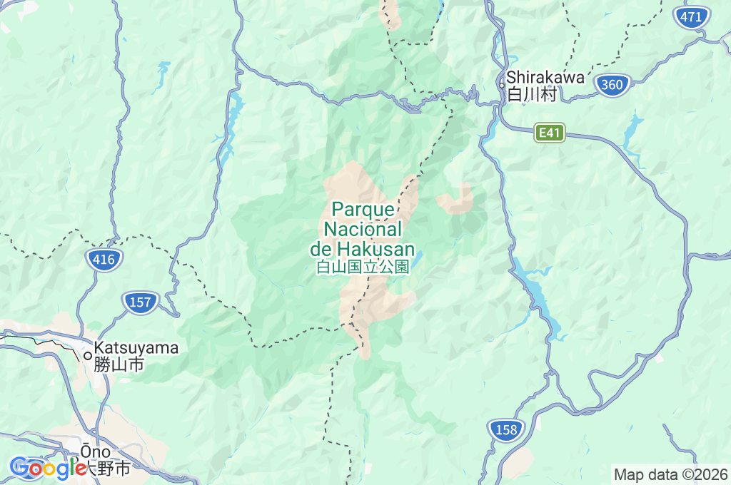 Murodo de Hakusan Area Map Murodo de Hakusan Area Map
