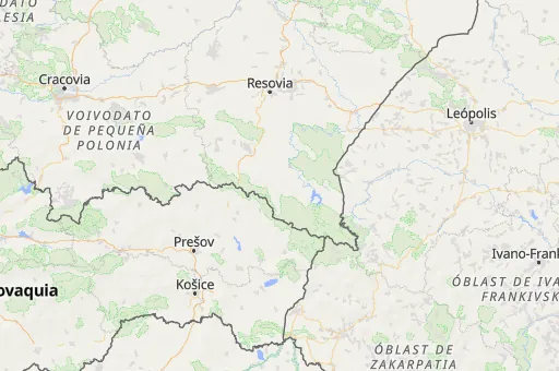 Map of Distrito de Sanok