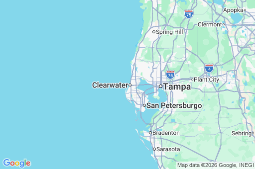 Map of Clearwater Beach