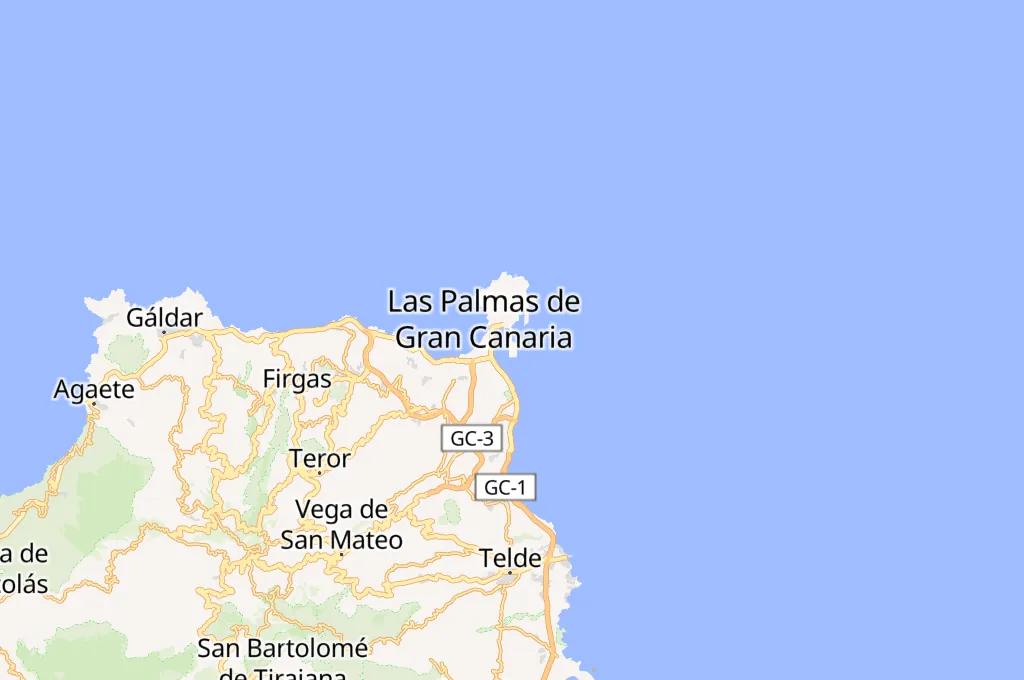 Puerto de Las Palmas Area Map Puerto de Las Palmas Area Map