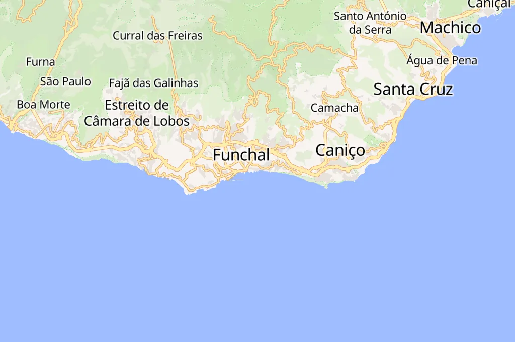 Praia da Barreirinha Area Map