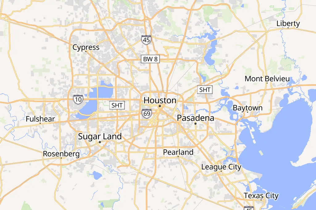 Buffalo Bayou Park Area Map Buffalo Bayou Park Area Map