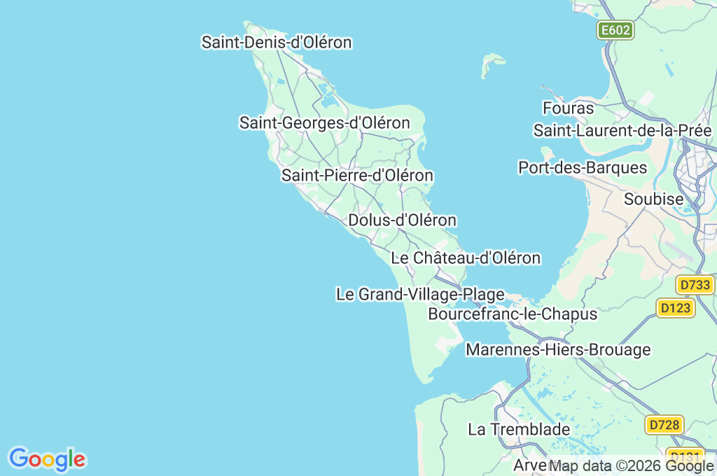 La Perroche Area Map