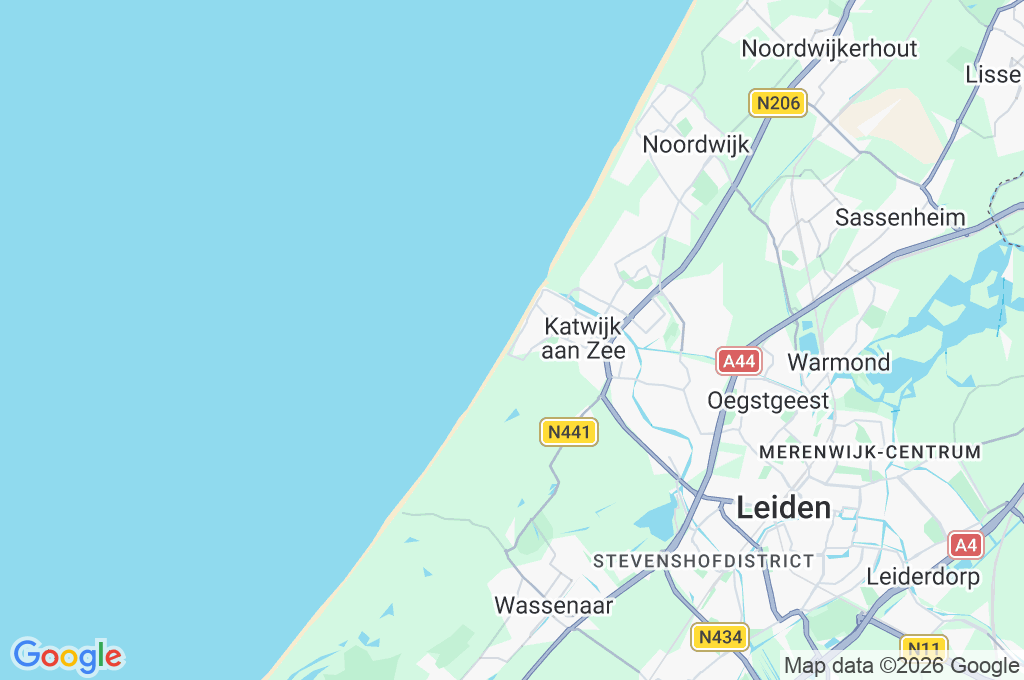 Katwijk aan Zee Area Map Katwijk aan Zee Area Map