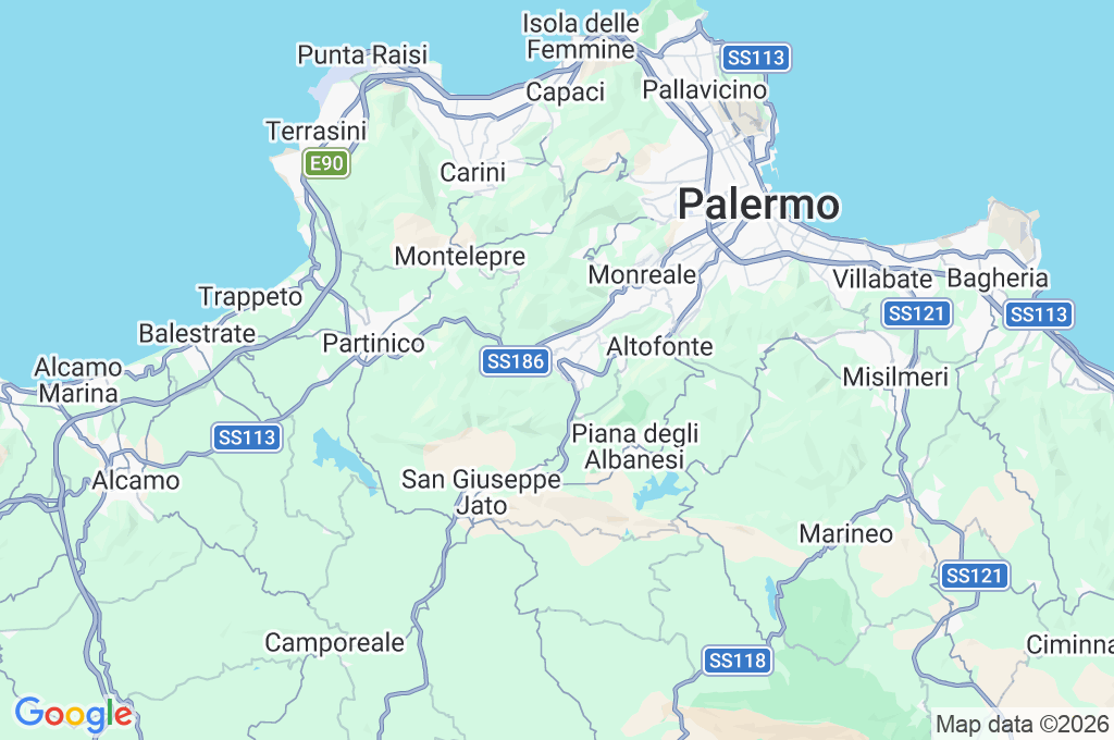 Giacalone Area Map
