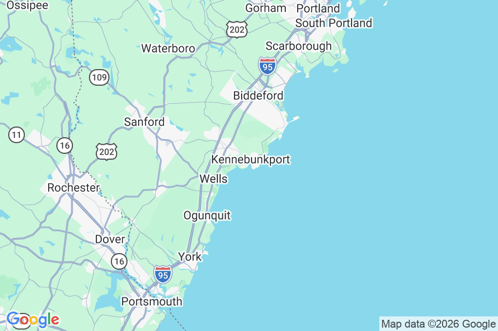 Kennebunk Beach Area Map Kennebunk Beach Area Map