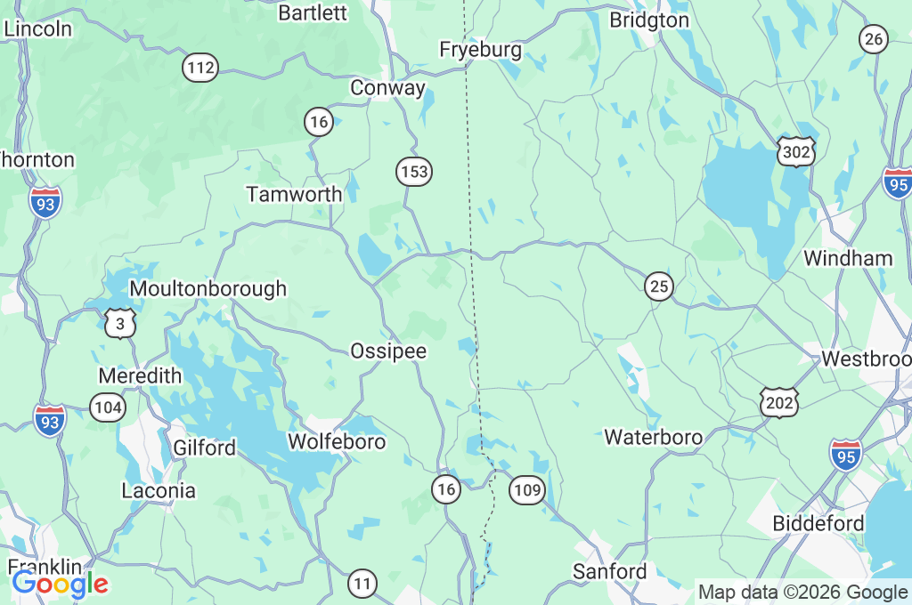 Center Effingham Area Map
