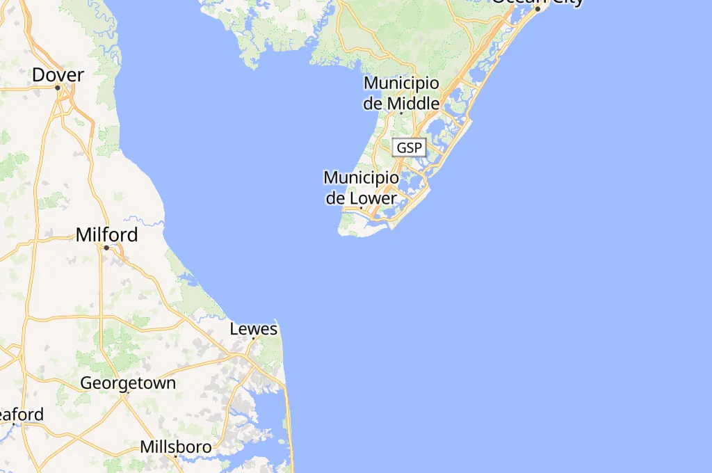 Cove Beach Area Map
