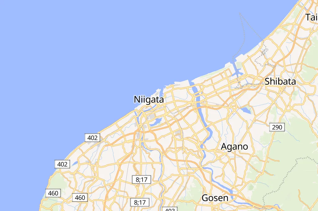 Cruce de Cinco Vías de Ryūsakuba Area Map Cruce de Cinco Vías de Ryūsakuba Area Map