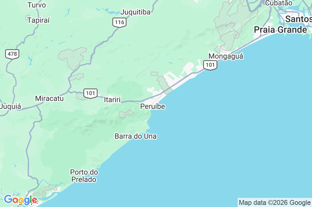 Playa São João Batista Area Map Playa São João Batista Area Map