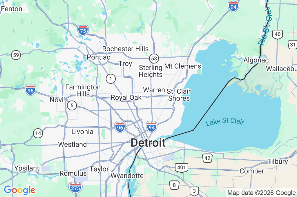 Warren Area Map