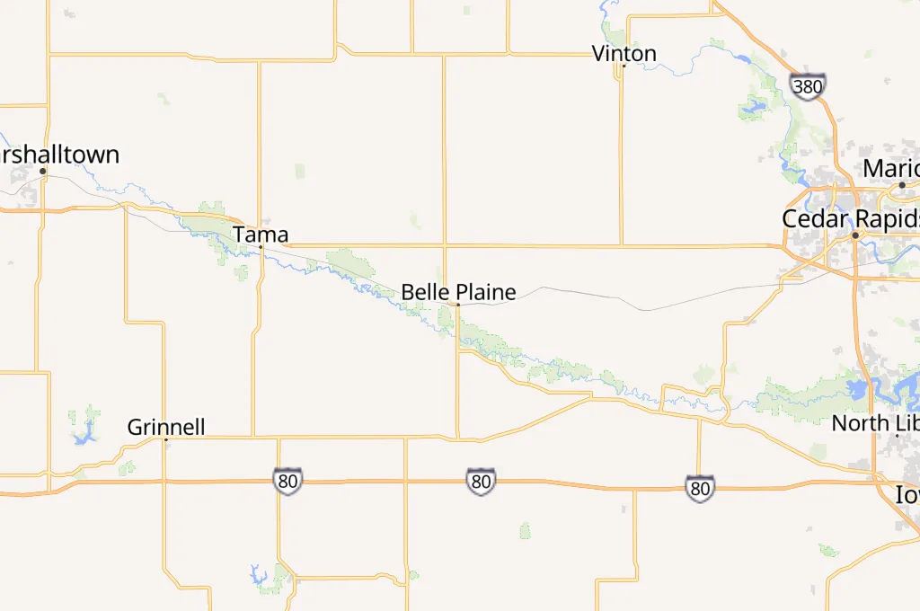 Belle Plaine Area Map Belle Plaine Area Map