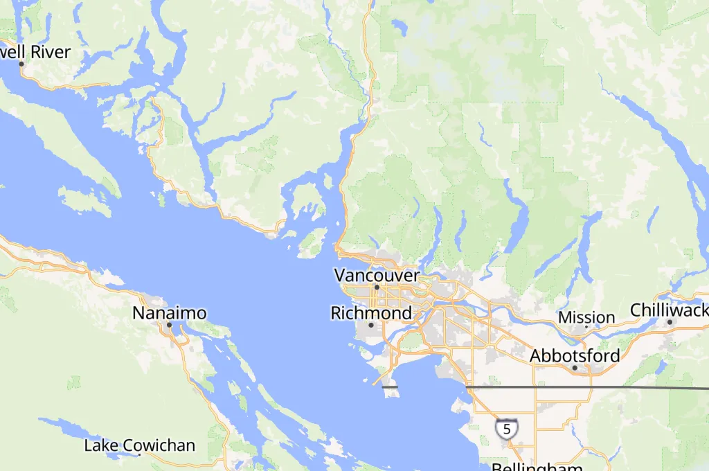 Cypress Mountain Area Map
