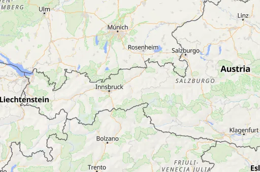 Map of Tirol