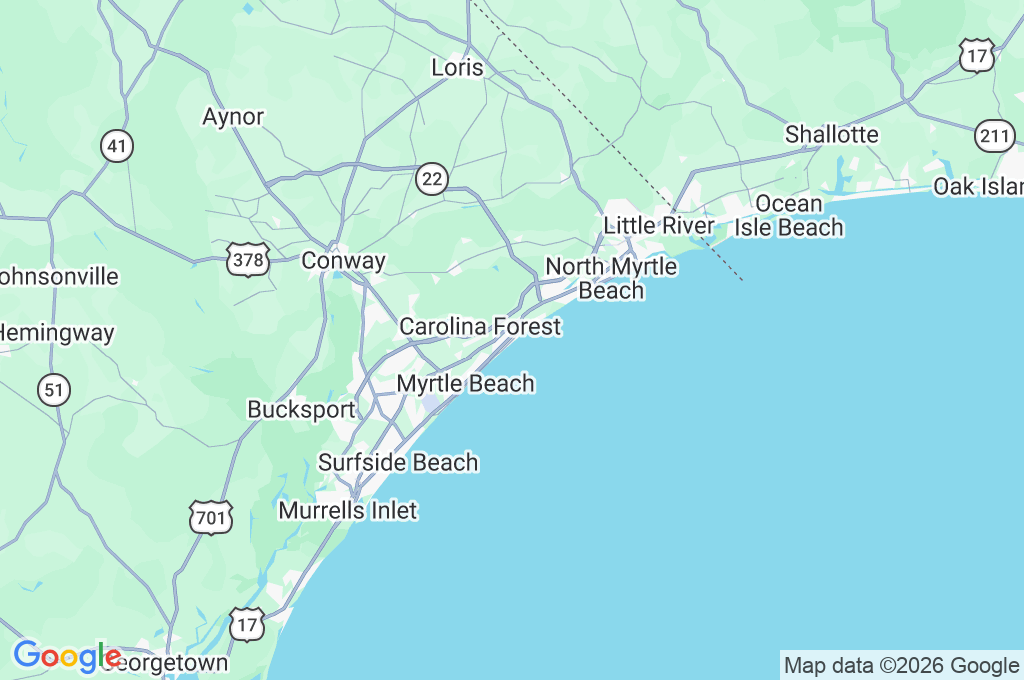 Grande Shores Ocean Resort Area Map Grande Shores Ocean Resort Area Map