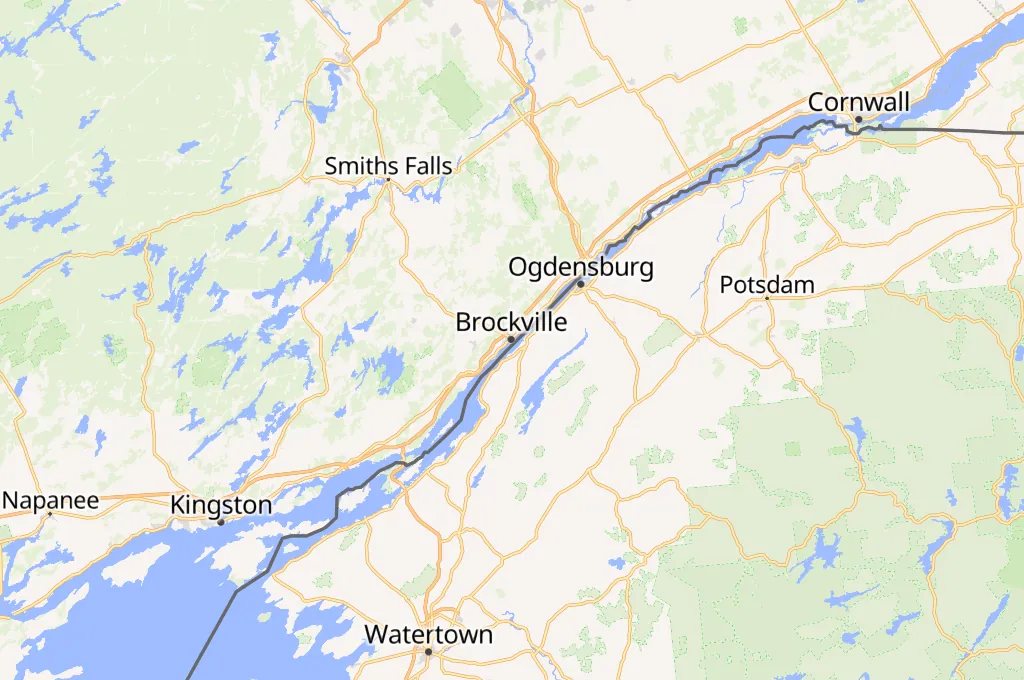 Brockville Area Map Brockville Area Map
