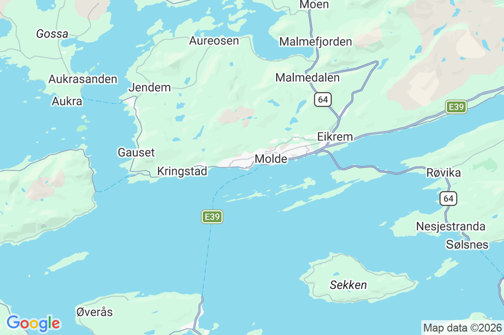 Molde Area Map