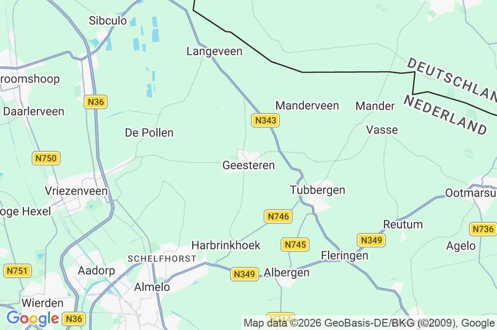 Geesteren Area Map