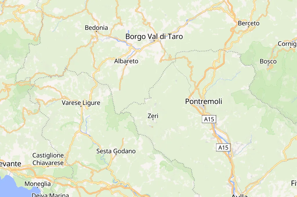 Passo dei Due Santi Area Map