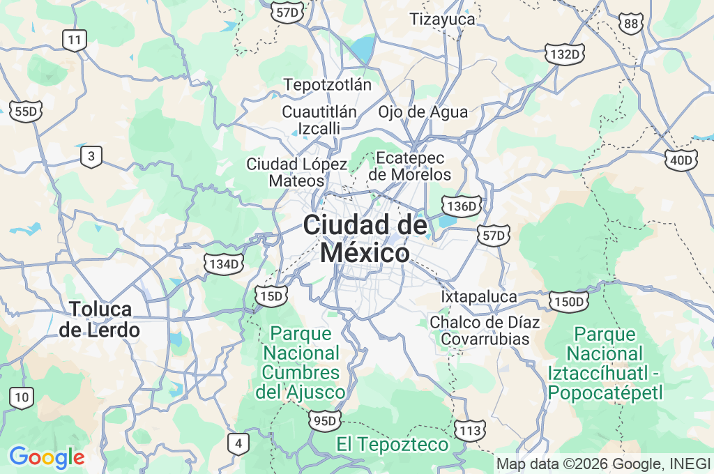 El Caballito Area Map