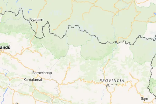 Map of Solukhumbu