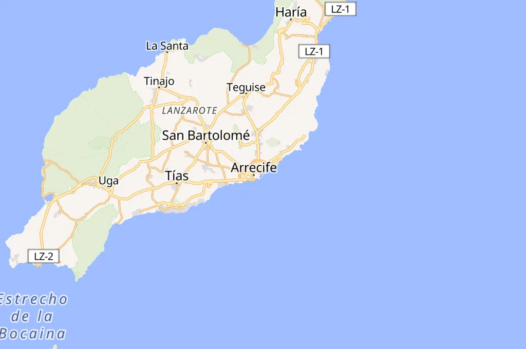 Marina Lanzarote Area Map Marina Lanzarote Area Map