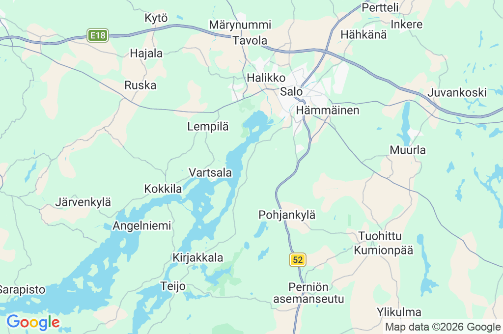 Merikulma Area Map