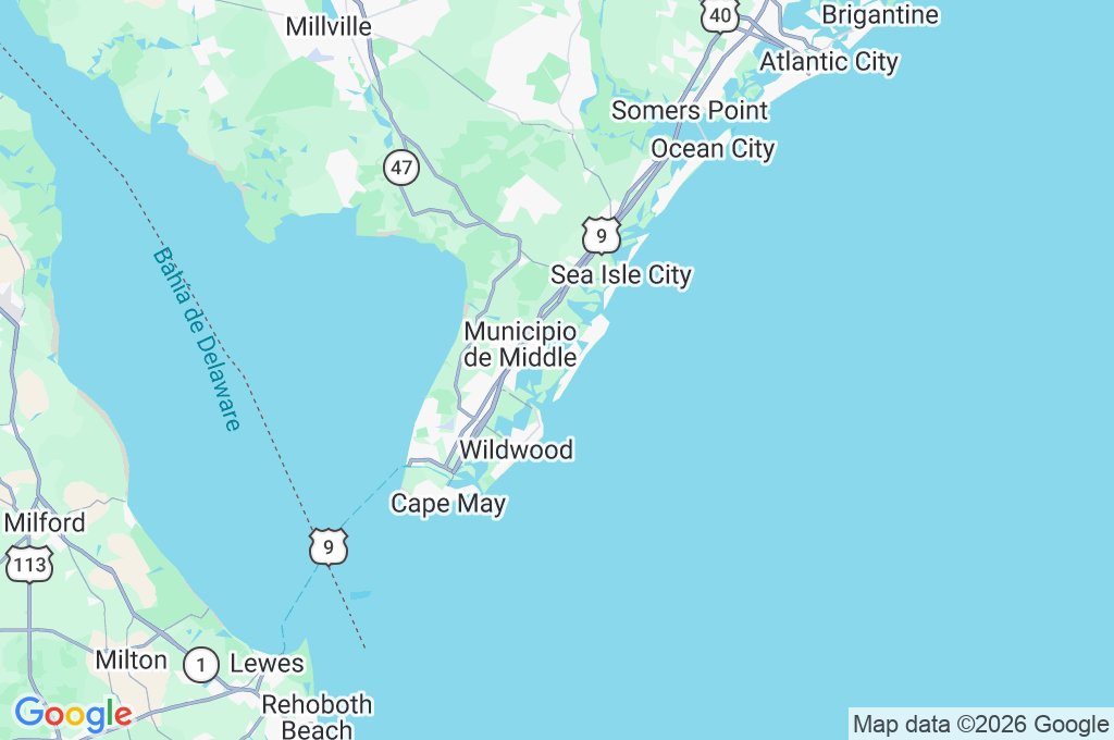 The Wetlands Institute Area Map