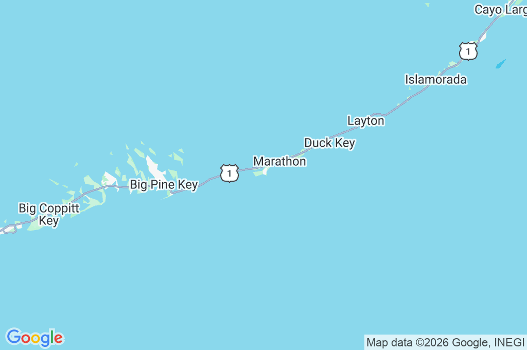 Playa Sombrero Area Map