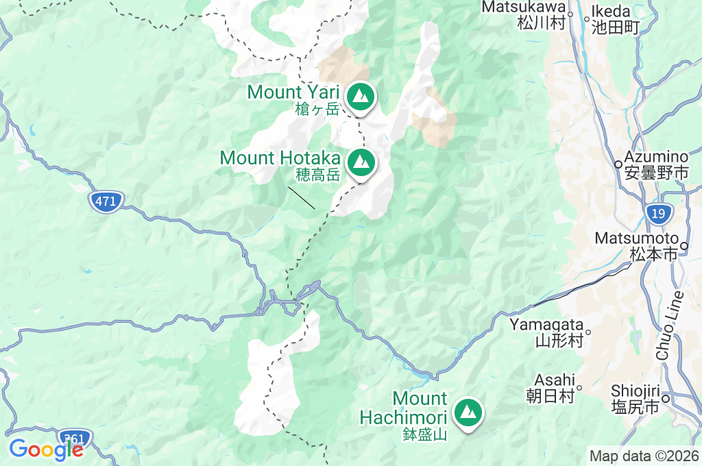 Puente Kappa Area Map