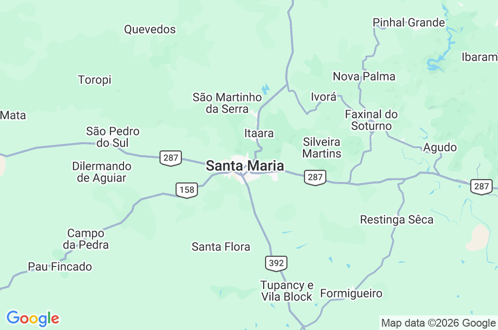 Santa Maria Area Map Santa Maria Area Map